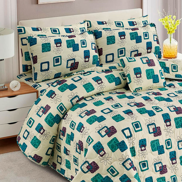 Abstract Square - 7PCS Cotton Punch