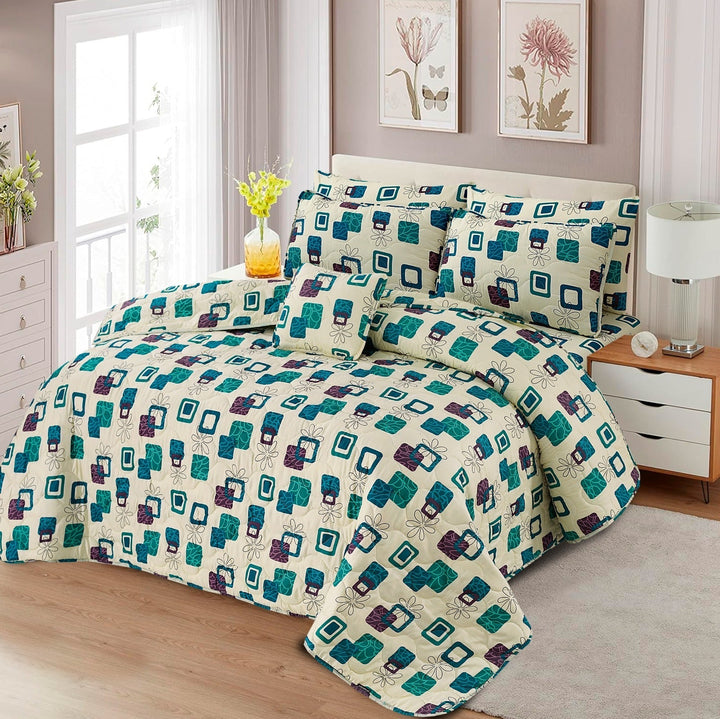 Abstract Square - 7PCS Cotton Punch