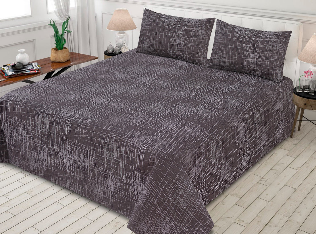 Abstract Line 3pcs Cotton Punch